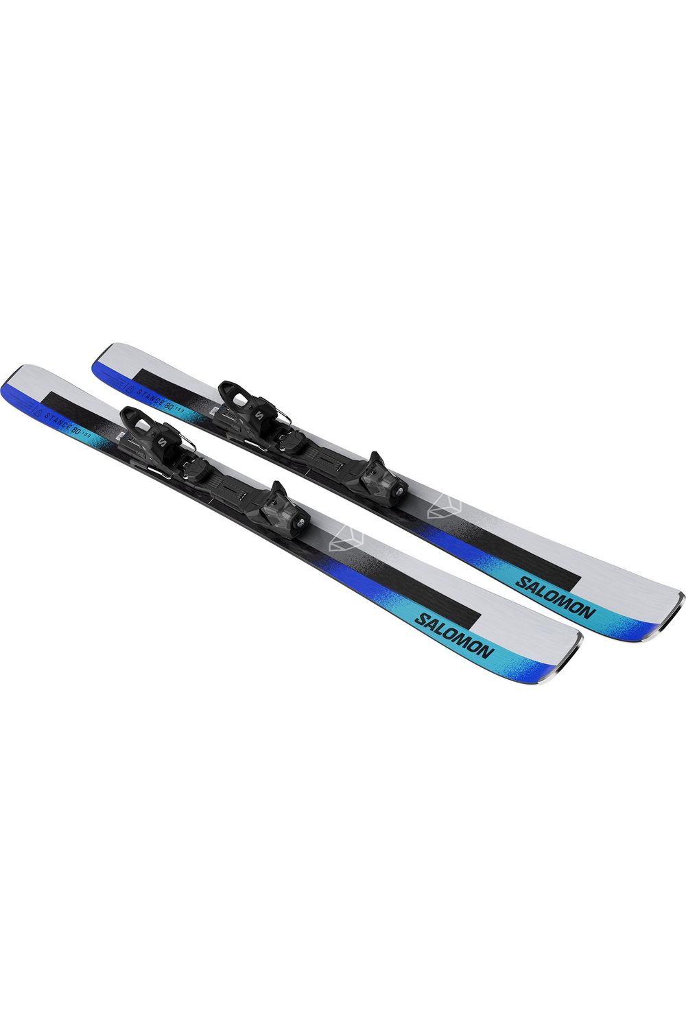 Salomon E Stance 80 Skis + M10 GW L80 S White / Blue