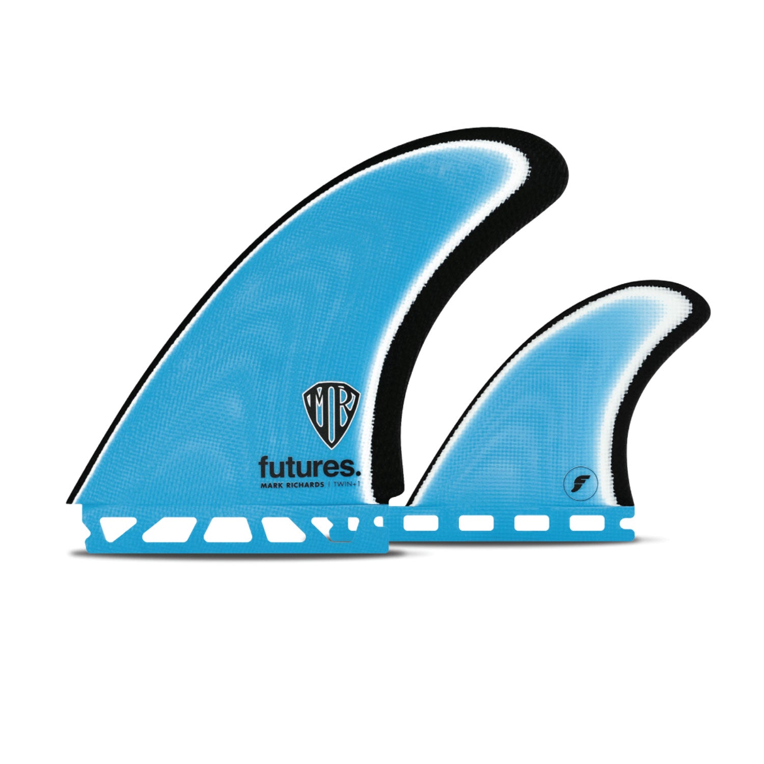 Futures Mark Richards Twin + 1 Fiberglass Blue/Wht/Blk