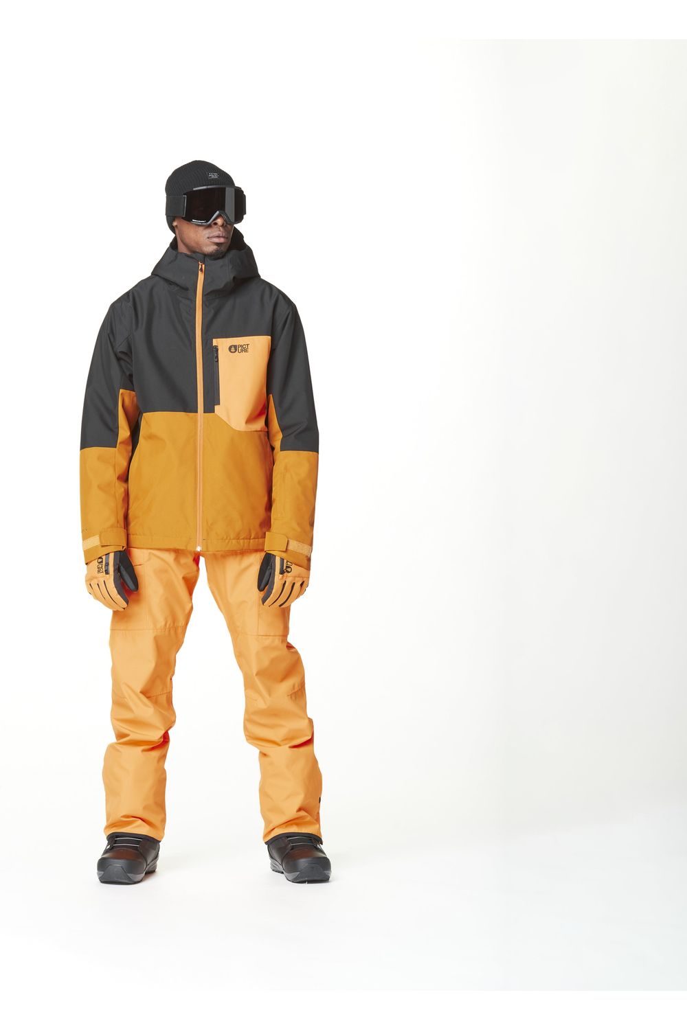 Picture Nitric Snow Jacket Black Honey Carrot