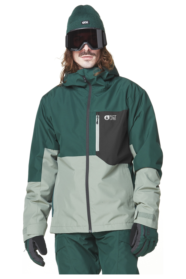 Picture Nitric Snow Jacket Ponderosa Pine Laurel Wreath Black