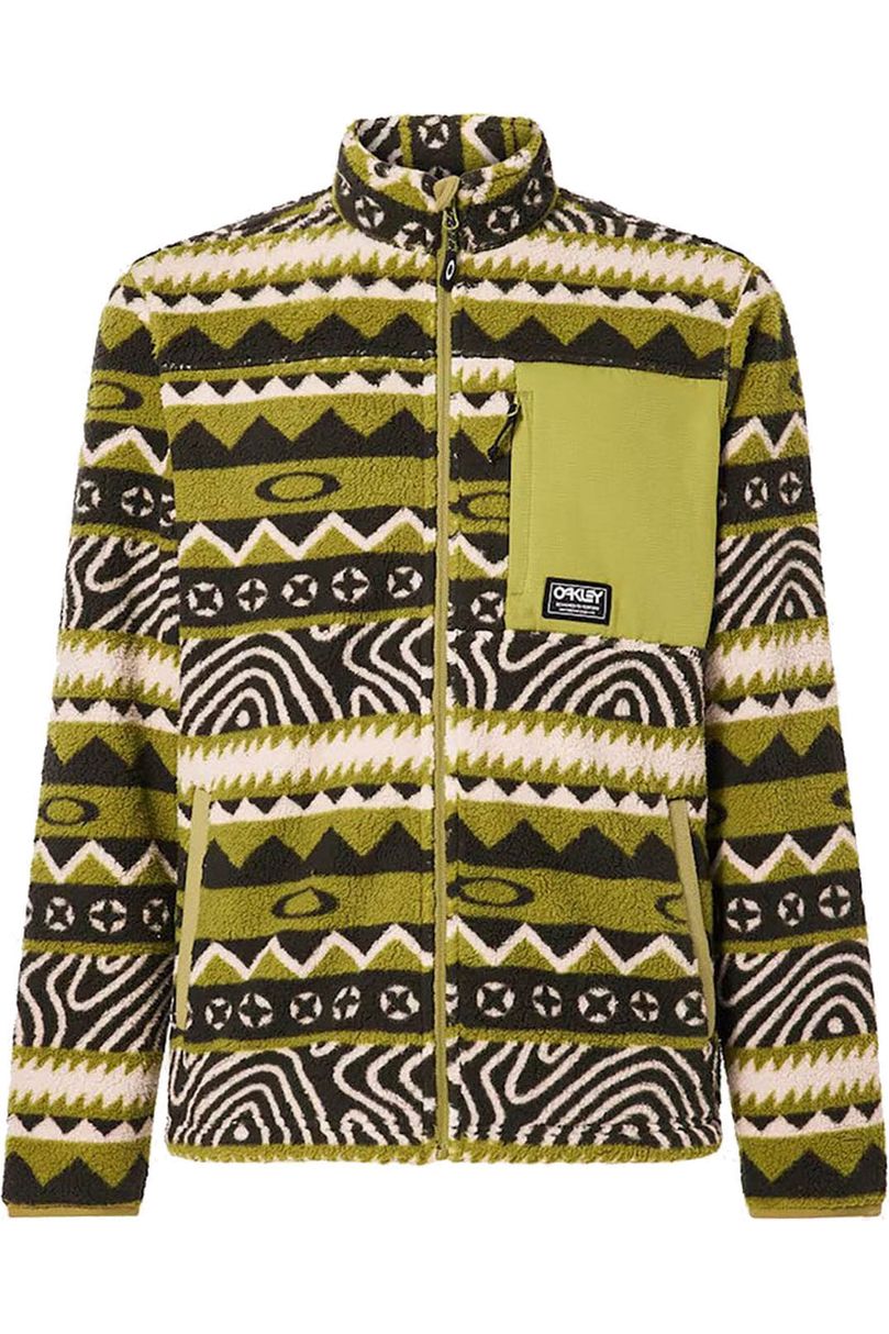 Oakley Mountain Fire Sherpa Fleece Fern Norway Pattern