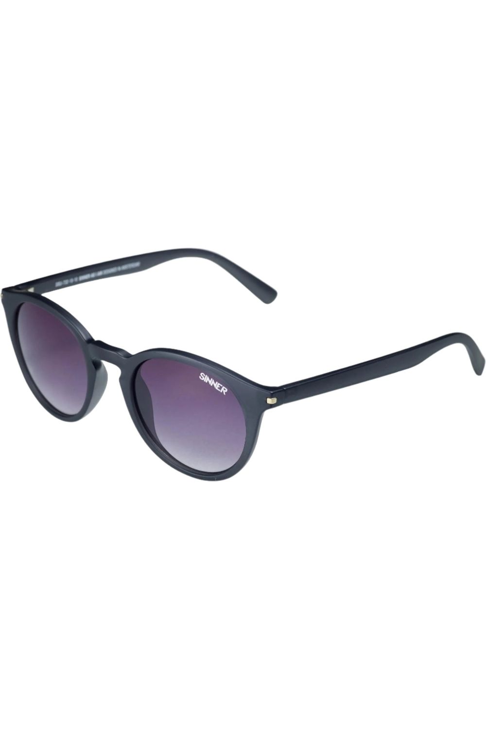 Sinner Patnem Sunglasses Clear Matte Black-Gradient Smoke