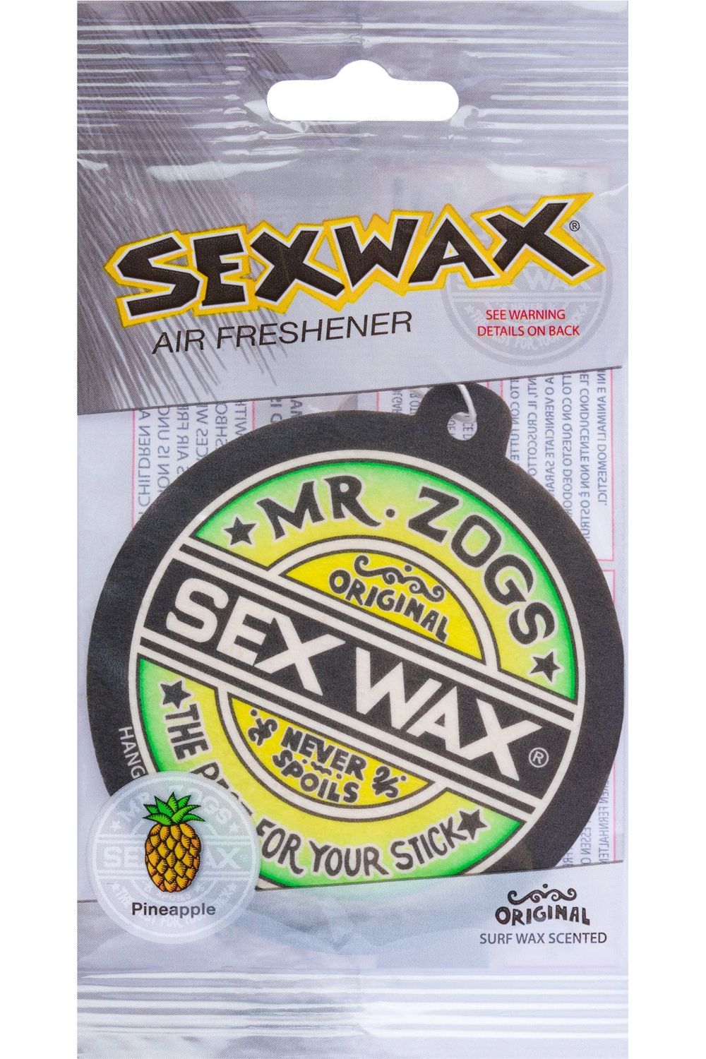 Sex wax shop car freshener