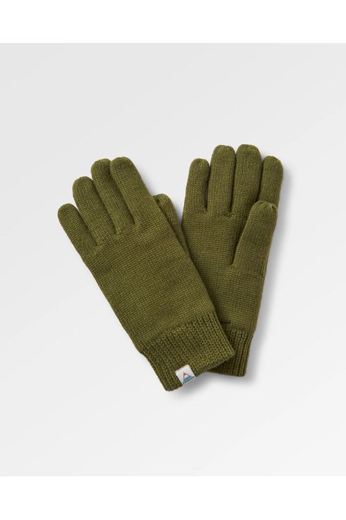 Passenger Gale Recycled Knitted Gloves Khaki