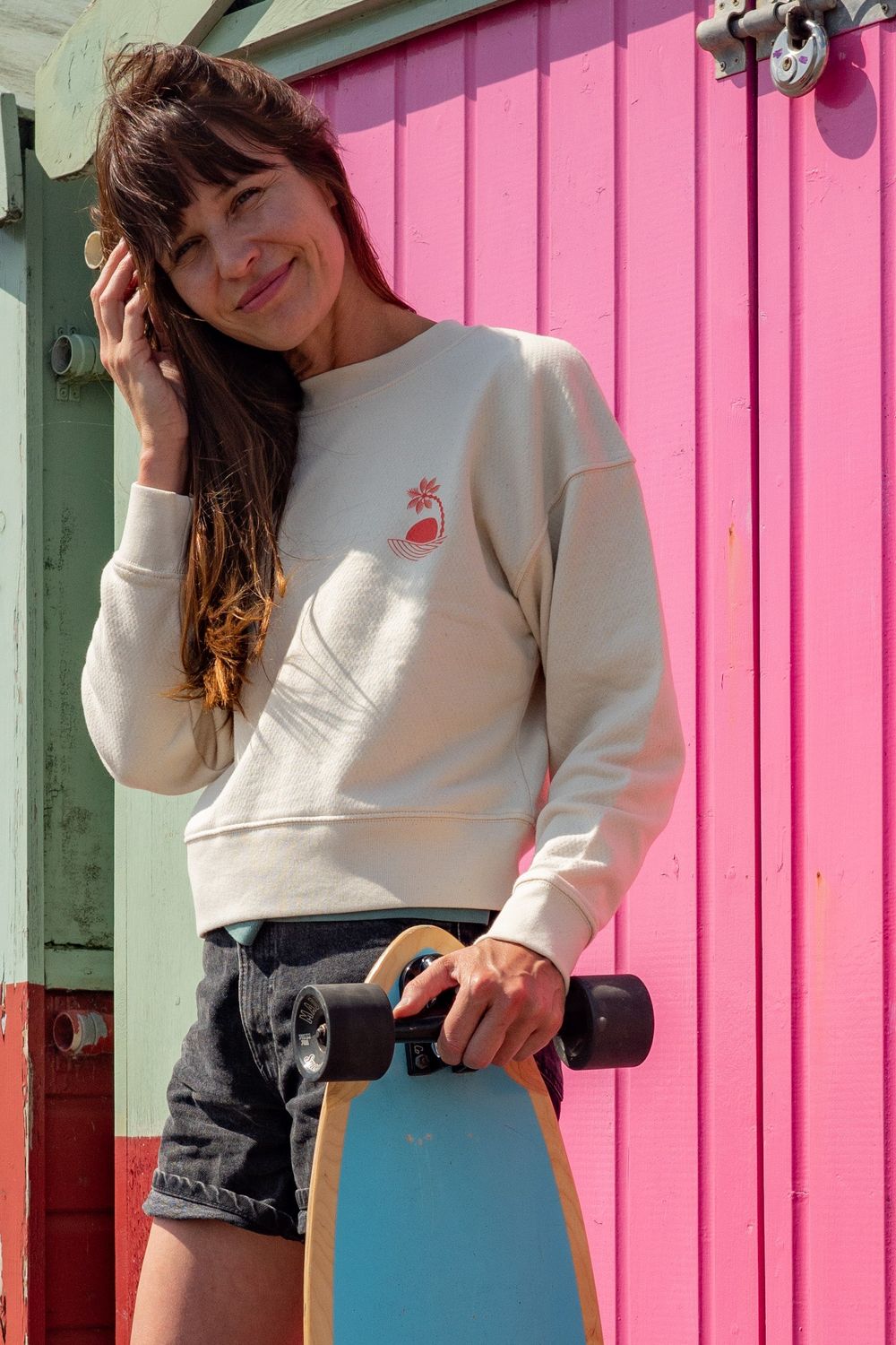 Tiki Simple Soul Crew Sweatshirt Beige