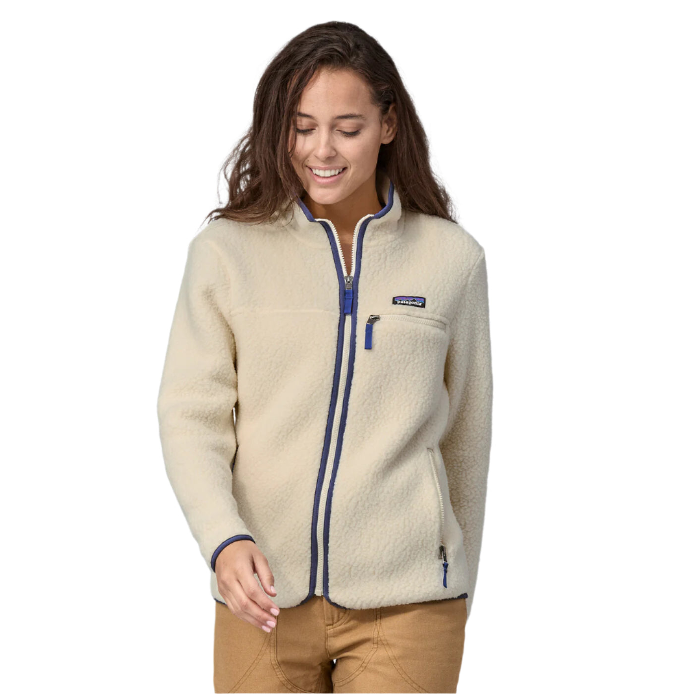 Patagonia Womens Retro Pile Jacket Natural