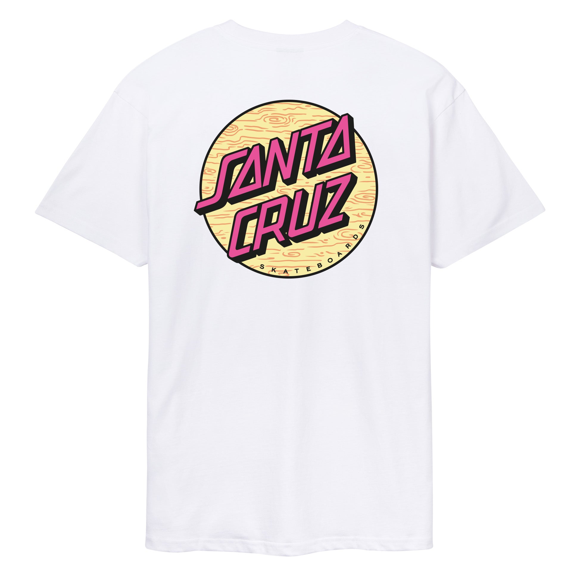 Santa Cruz Wagon Dot Chest T-Shirt White