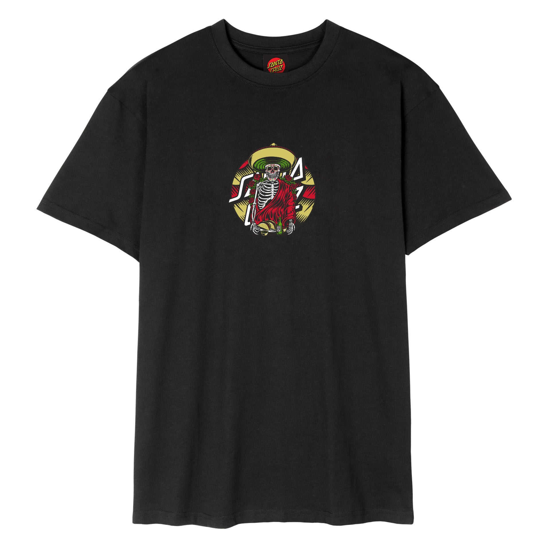 Santa Cruz Guzman Dining Dot T-Shirt Black