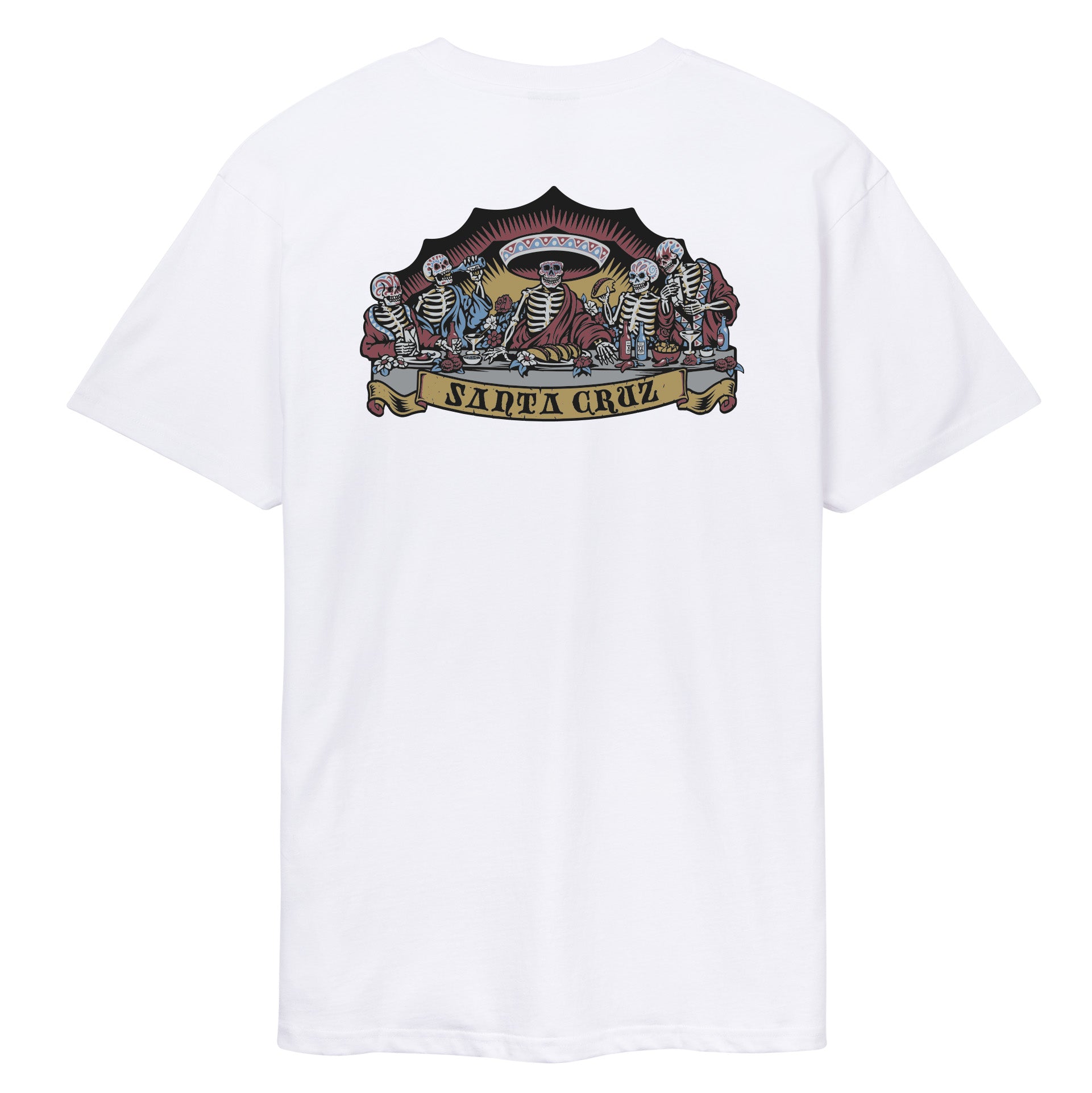 Santa Cruz Guzman Dead Diners T-Shirt White