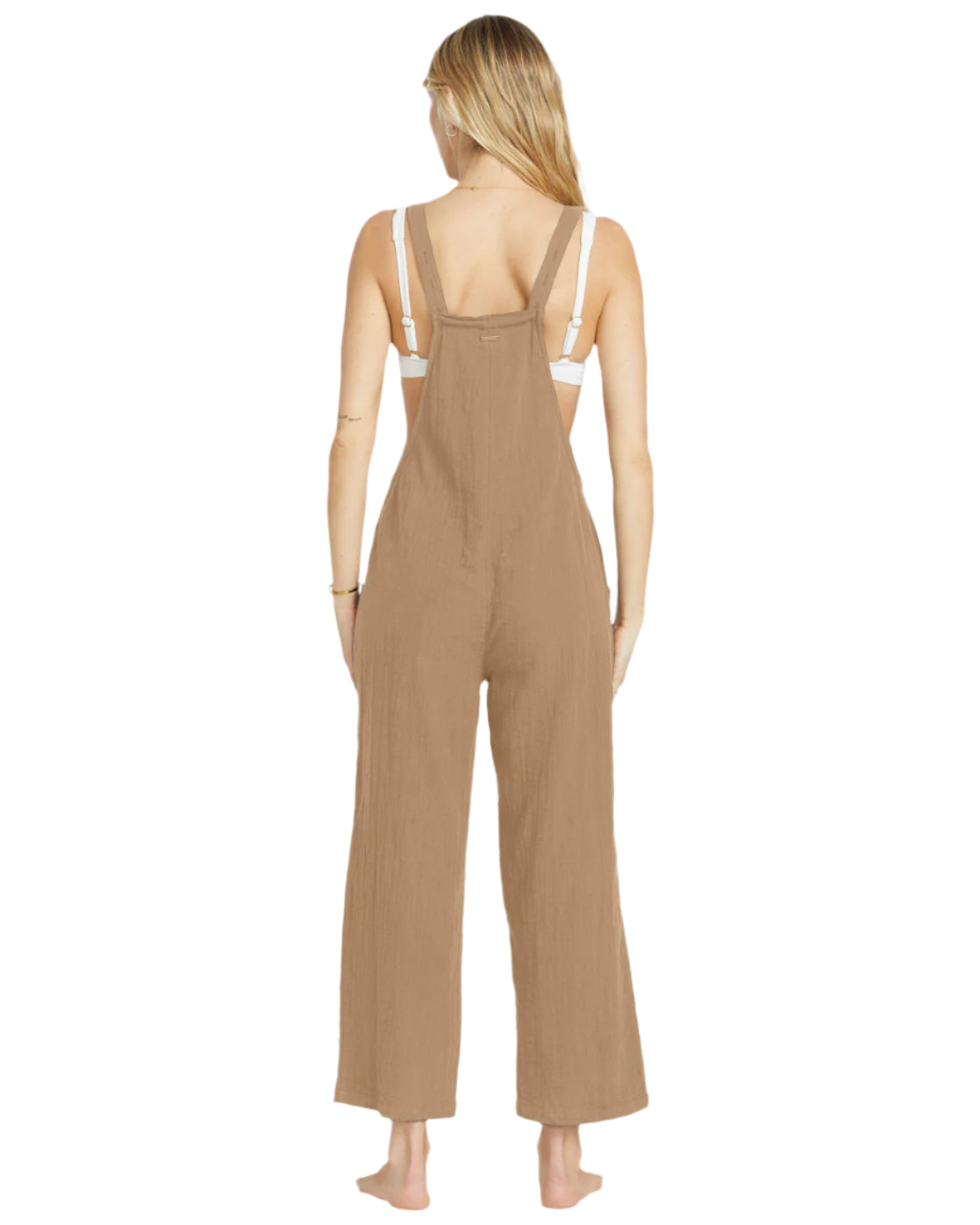 Billabong Pacific Time Jumpsuit Khaki