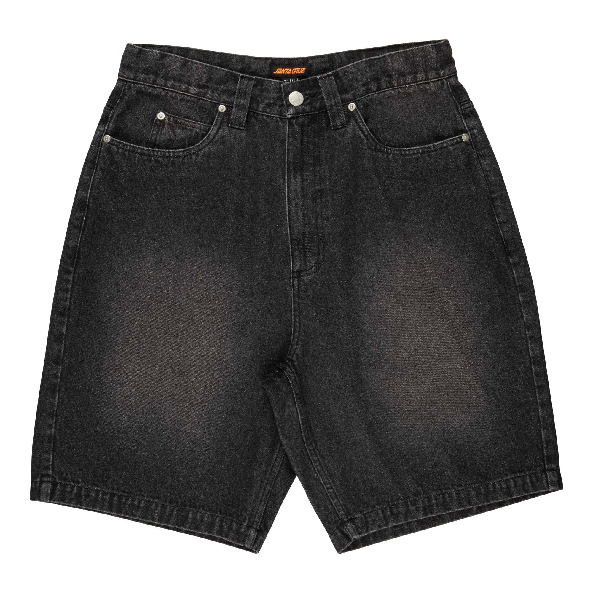 Santa Cruz Big Shorts Washed Black