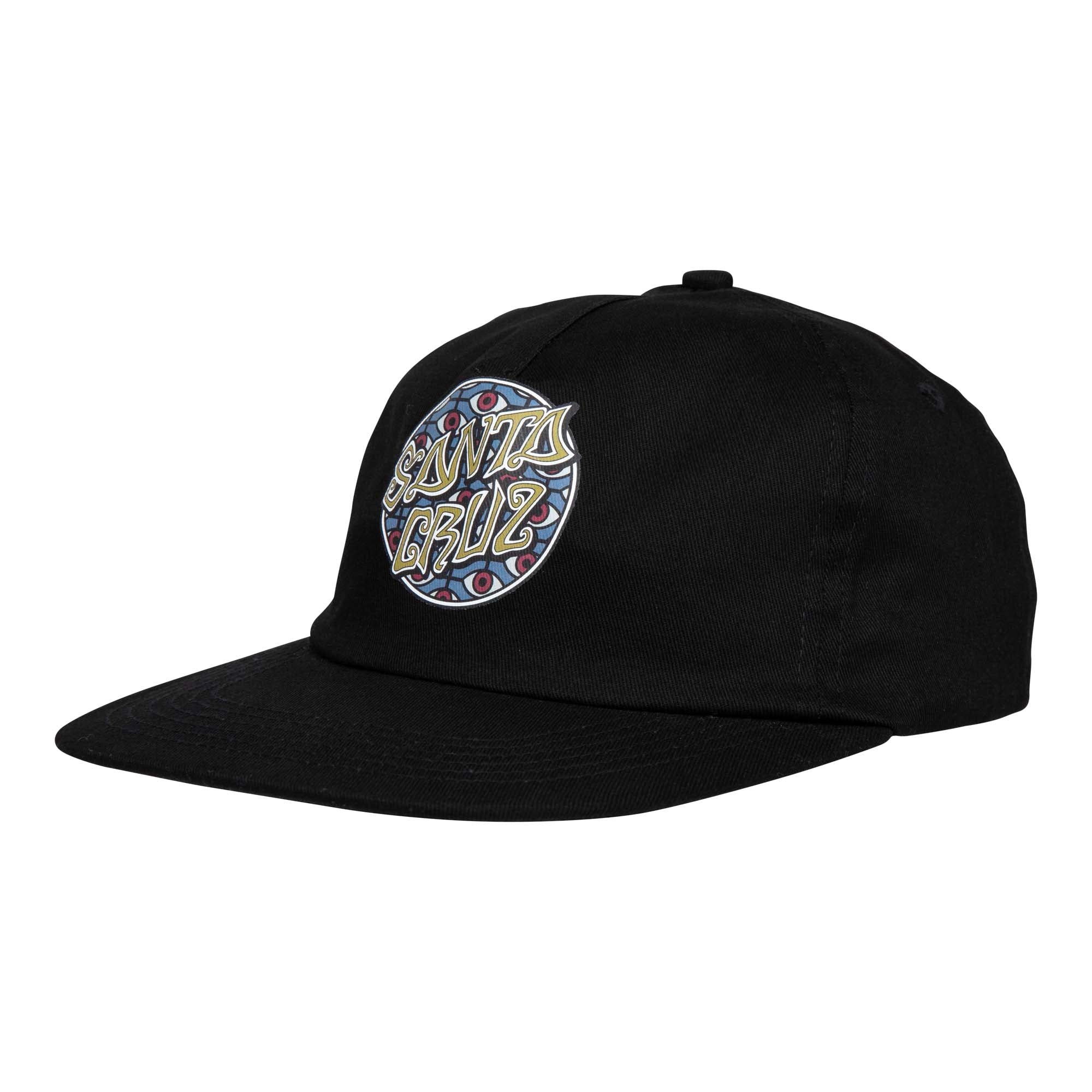 Santa Cruz Salba Eyes Dot Snapback Black