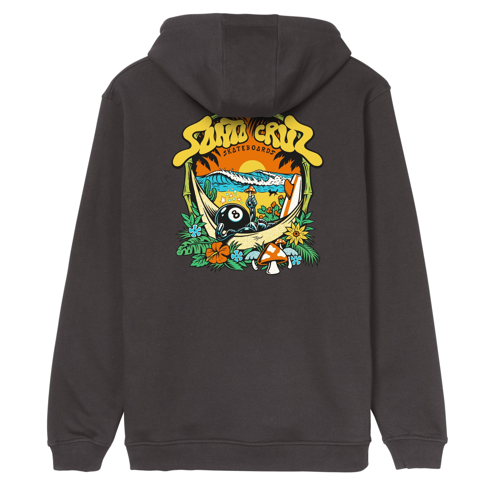 Santa Cruz Winkowski 8Baller Trip Hoody Washed Black