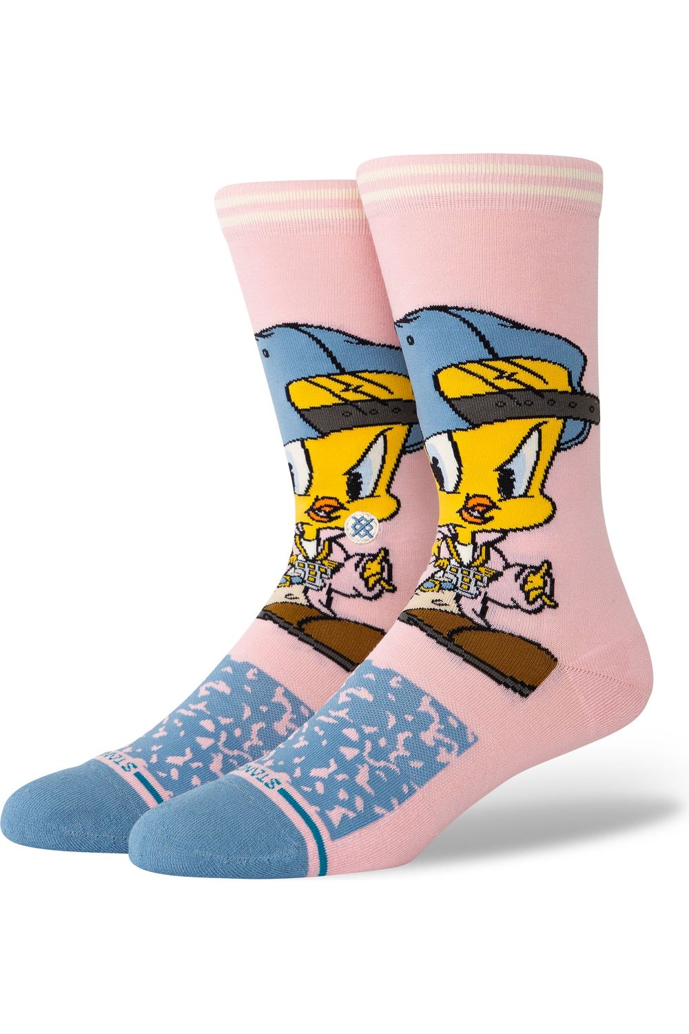 Stance Tweety Crew Sock Pink