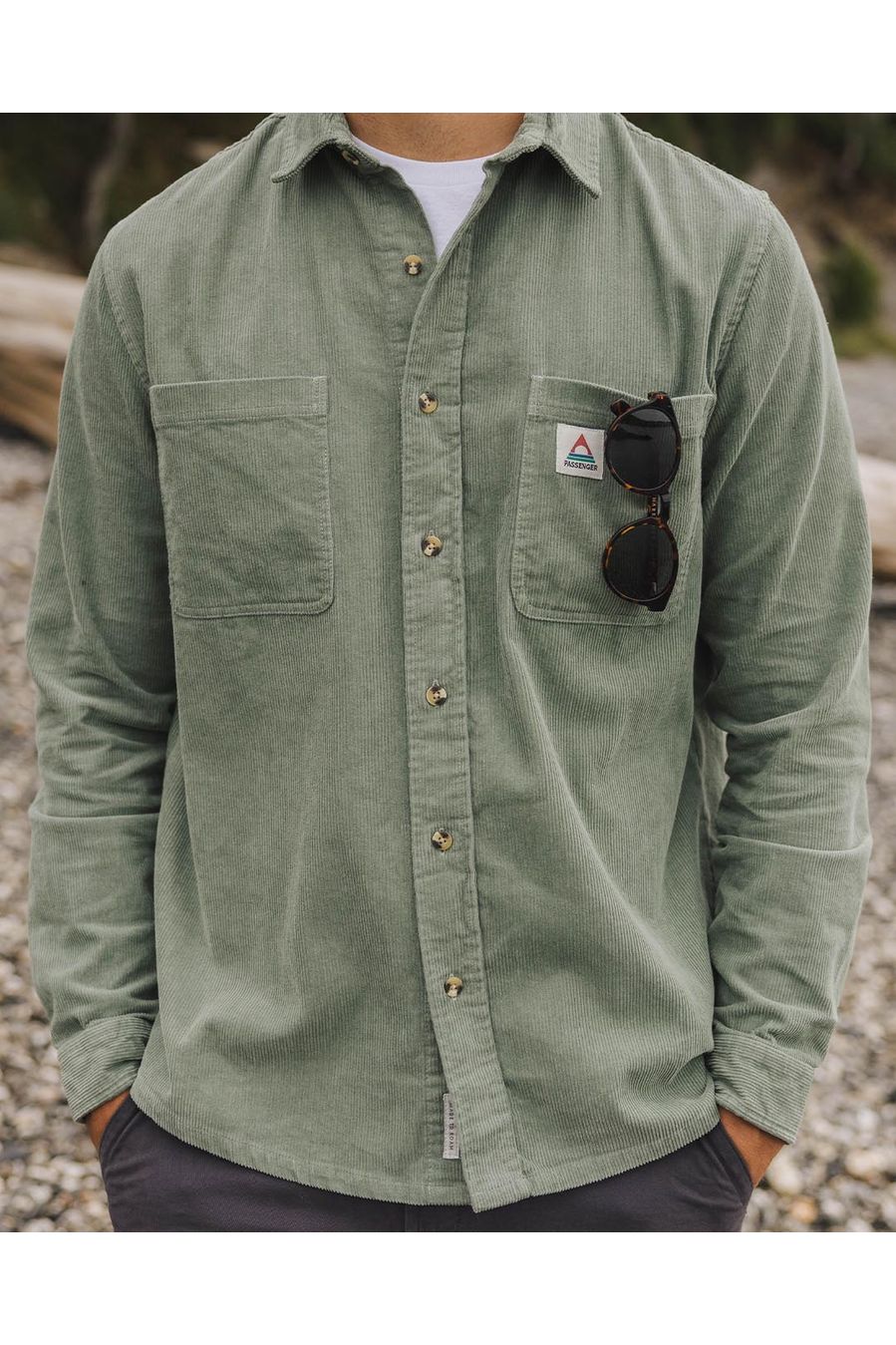 Passenger Backcountry Cord Shirt Pistachio