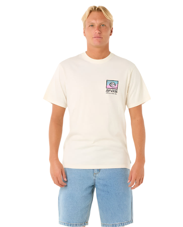 Rip Curl Raw Energy Trad T-Shirt Bone