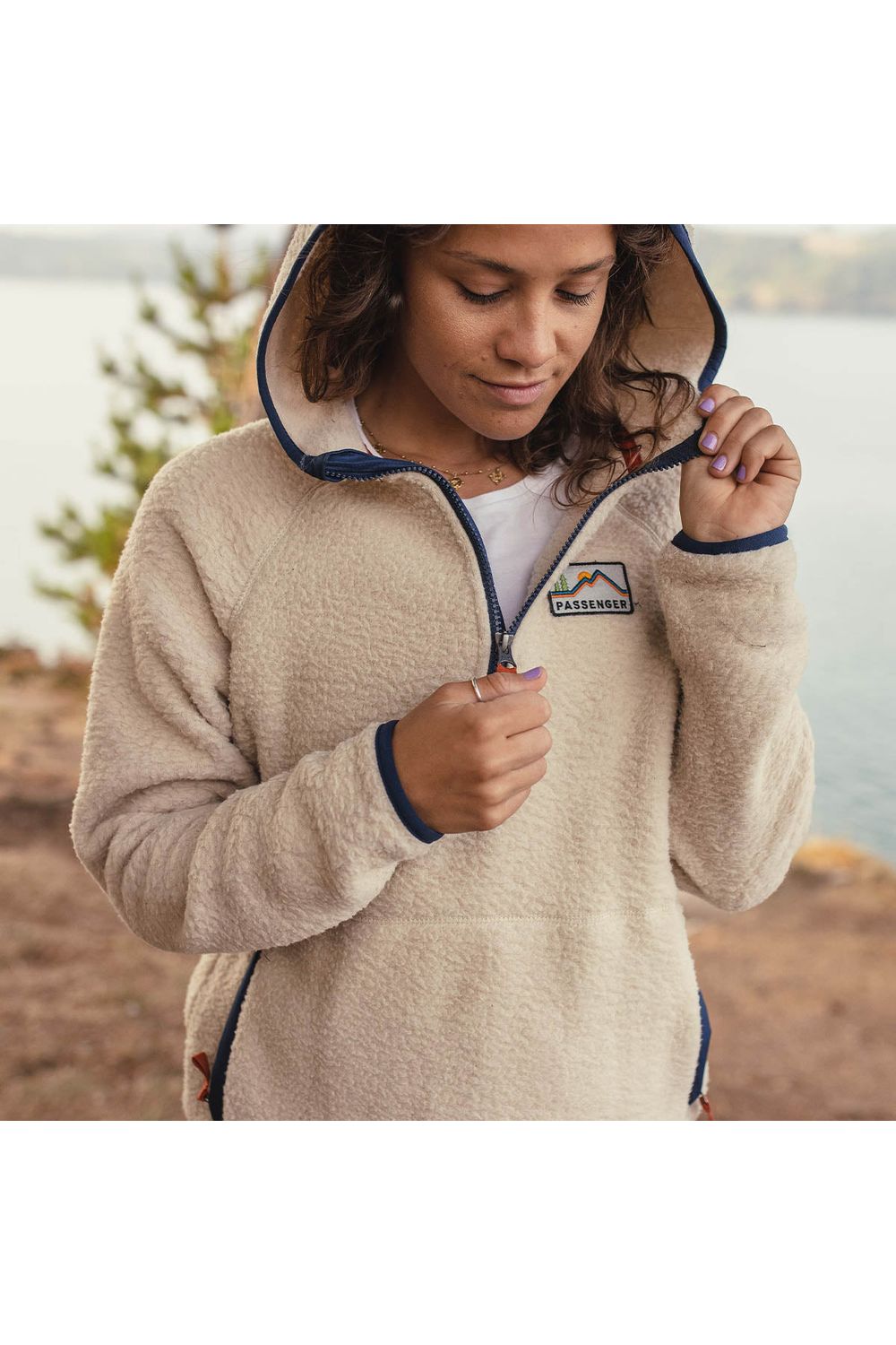 Oatmeal deals sherpa pullover