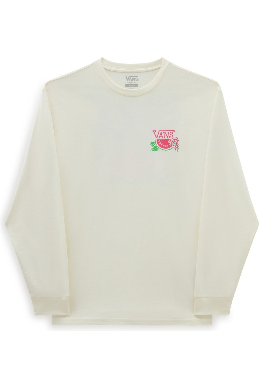 Vans Fresh Fruit Long Sleeve Tee Marshmallow