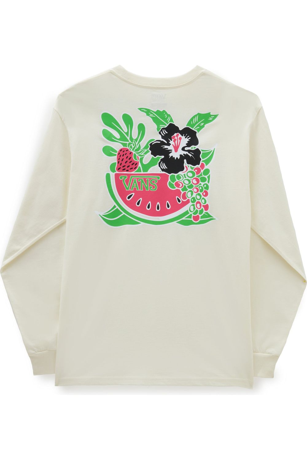 Vans Fresh Fruit Long Sleeve Tee Marshmallow