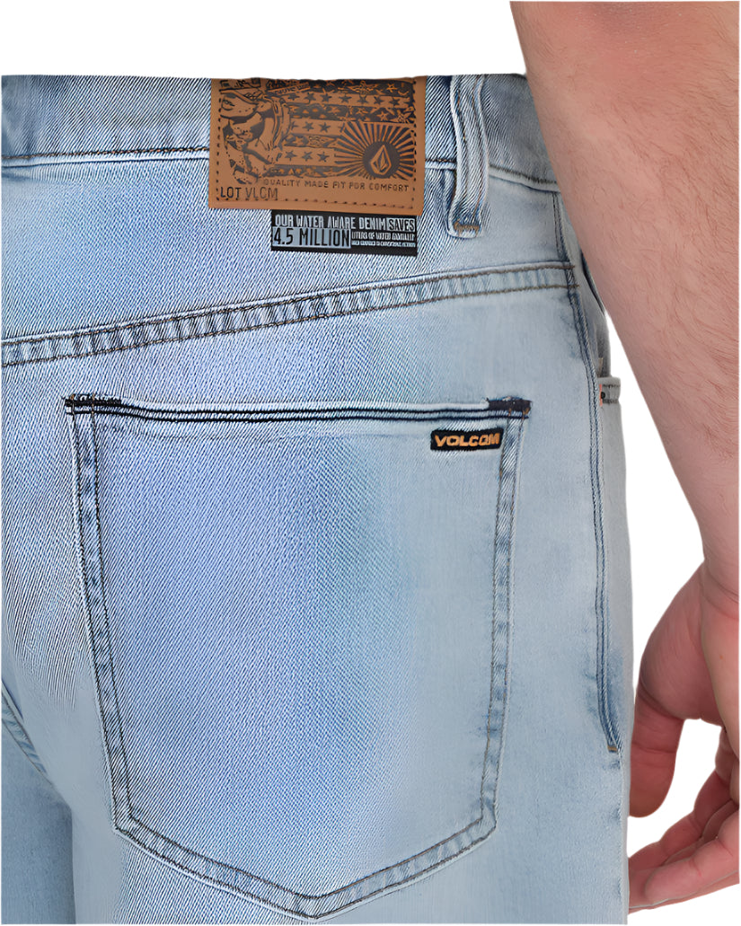 Volcom Billow Denim Short Desert Dirt Indigo