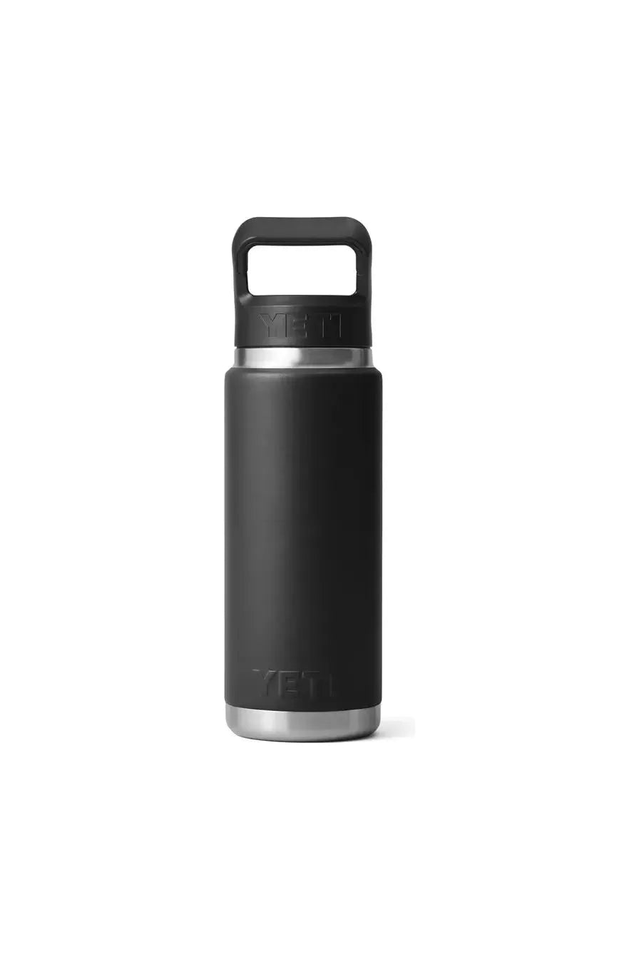 Yeti Rambler 26oz Straw Bottle Black