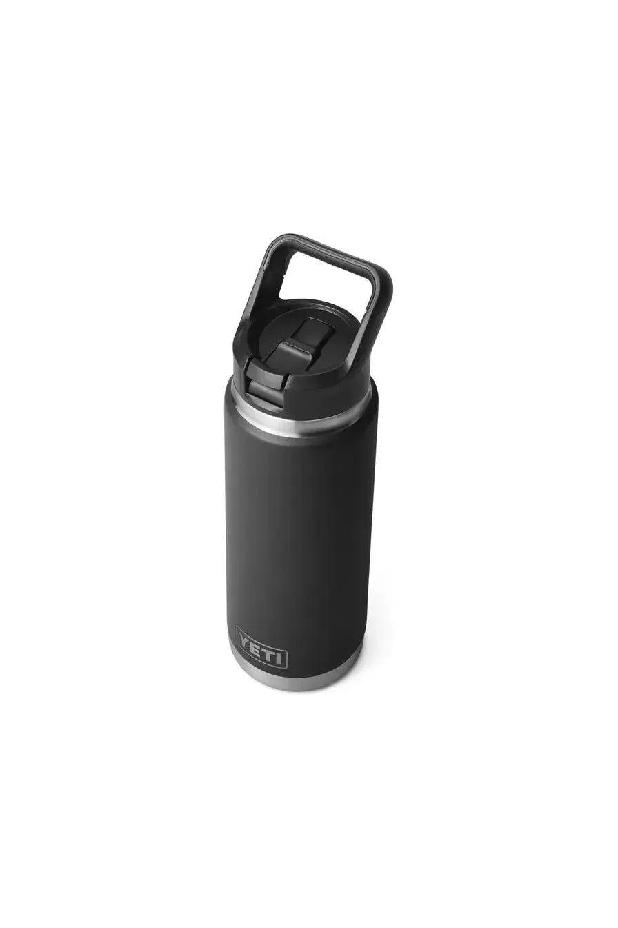 Yeti Rambler 26oz Straw Bottle Black