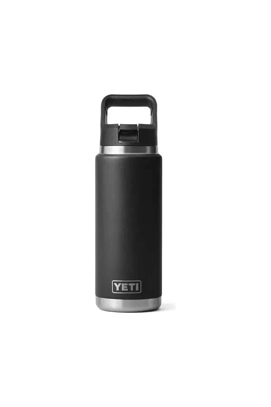 Yeti Rambler 26oz Straw Bottle Black