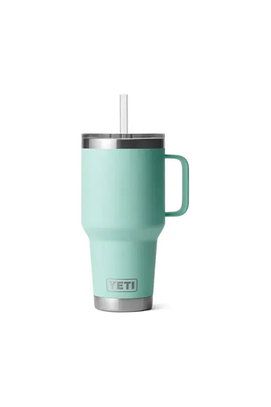 Yeti Rambler 35oz Straw Mug Seafoam