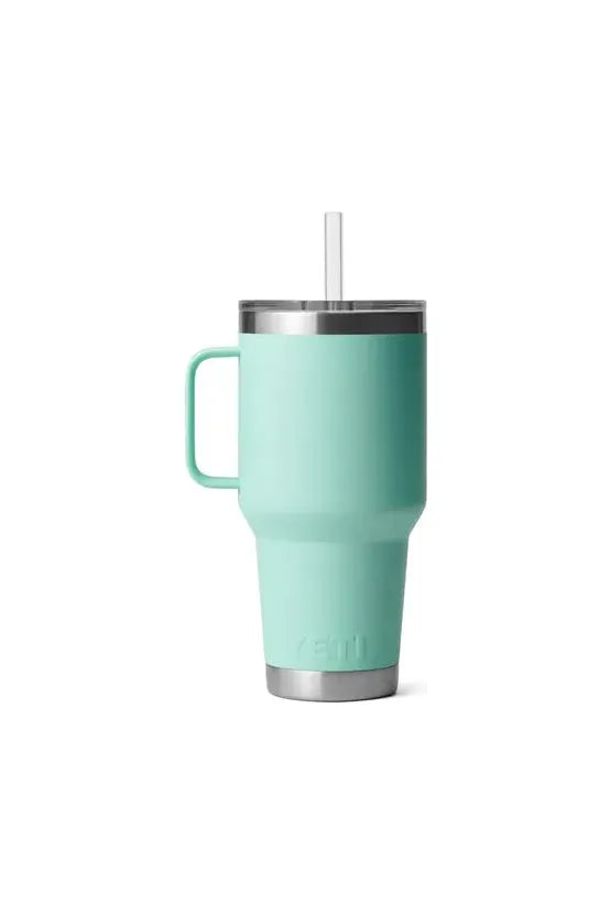 Yeti Rambler 35oz Straw Mug Seafoam