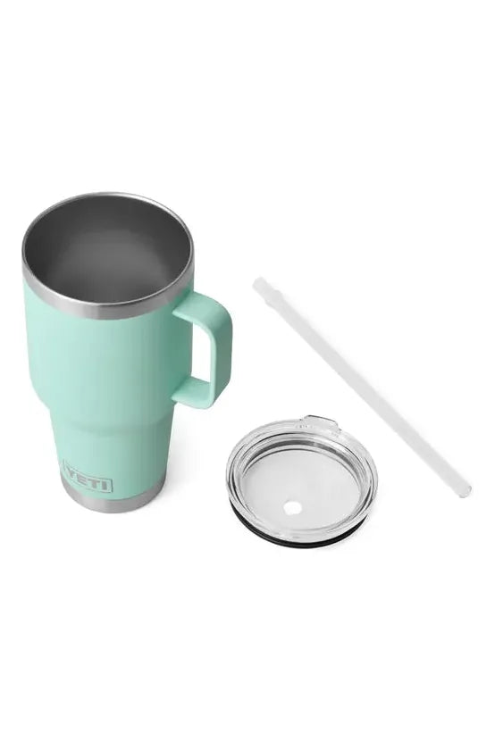 Yeti Rambler 35oz Straw Mug Seafoam