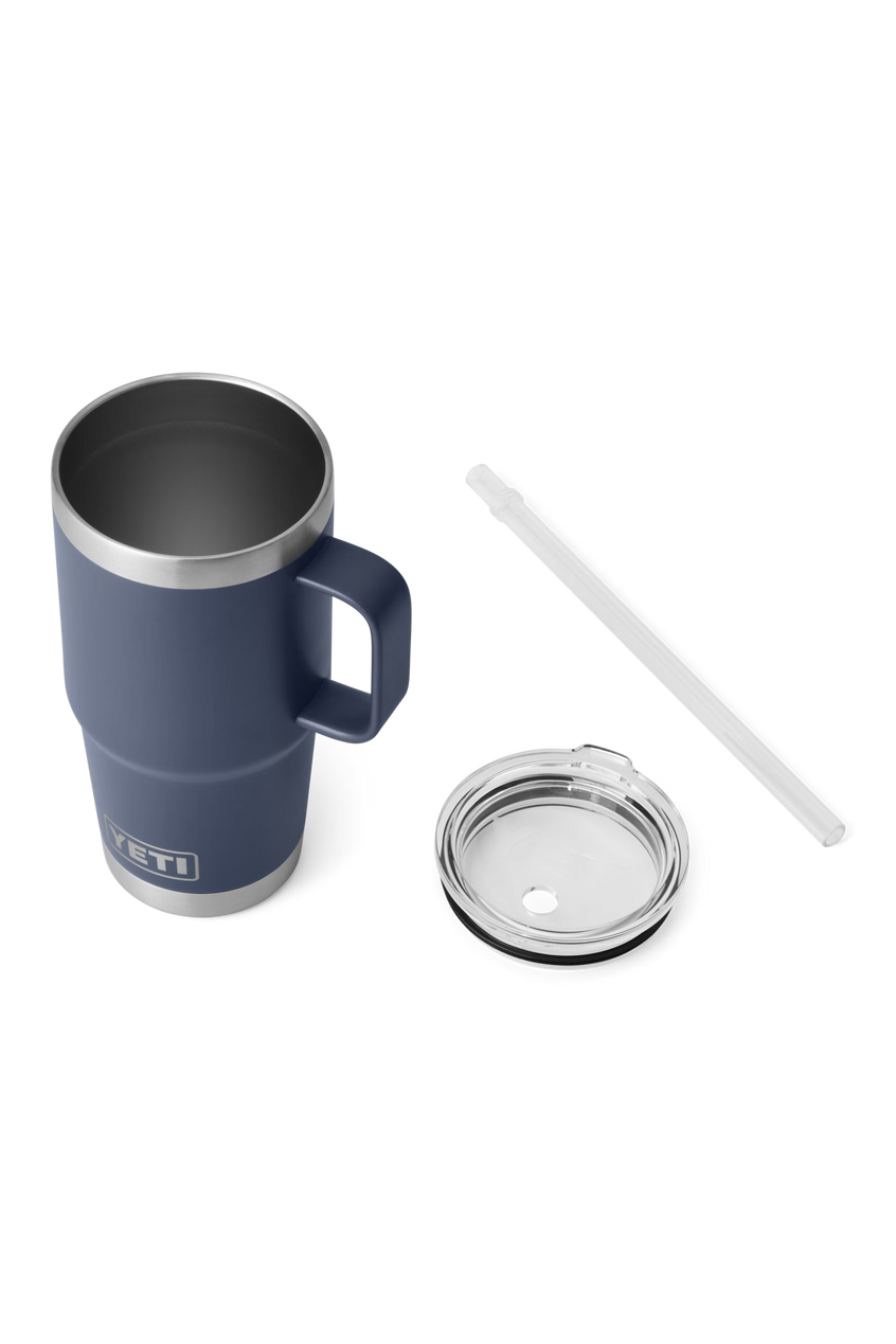 Yeti Rambler 25oz Straw Mug Navy