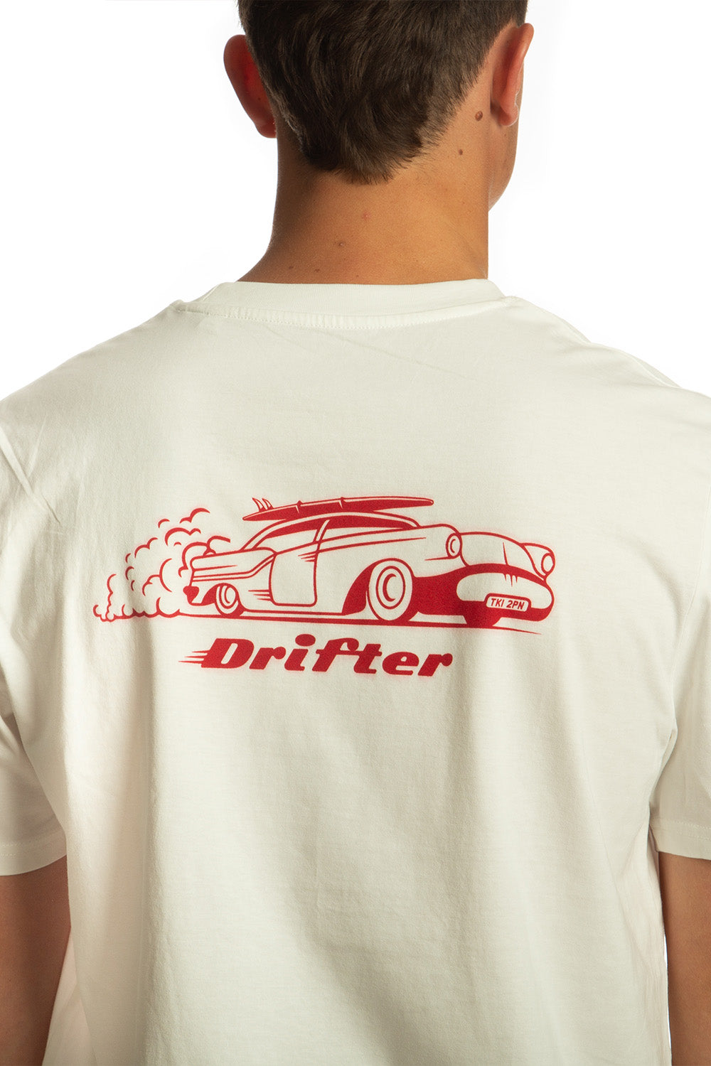 Tiki Drifter Short Sleeve T-Shirt Off White