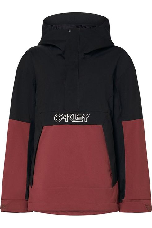 Oakley Womens TNP Tbt Insulated Anorak Blackout Grenache