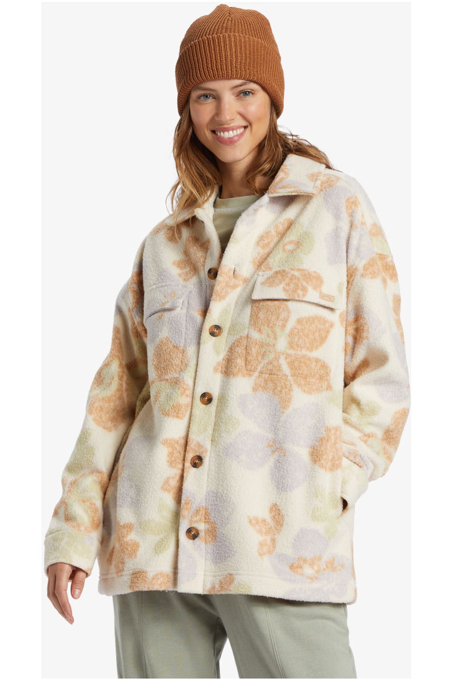 Billabong Happy Camper Shacket Summer Rain