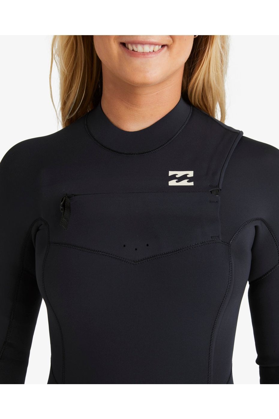 Billabong 4/3 Synergy Natural Chest Zip Wetsuit Night Fall