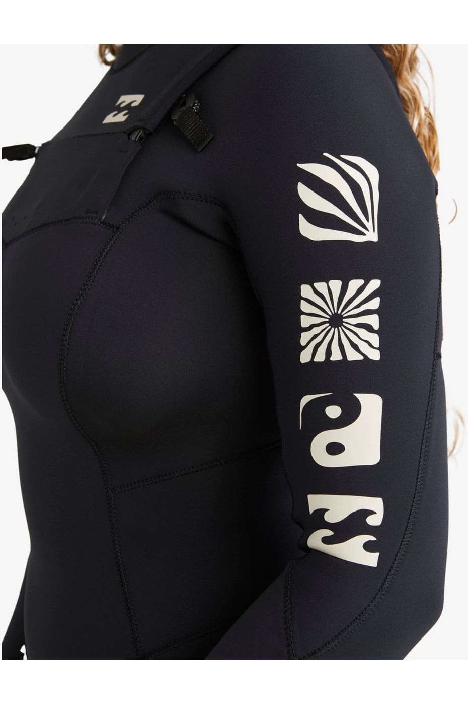 Billabong 4/3 Synergy Natural Chest Zip Wetsuit Night Fall