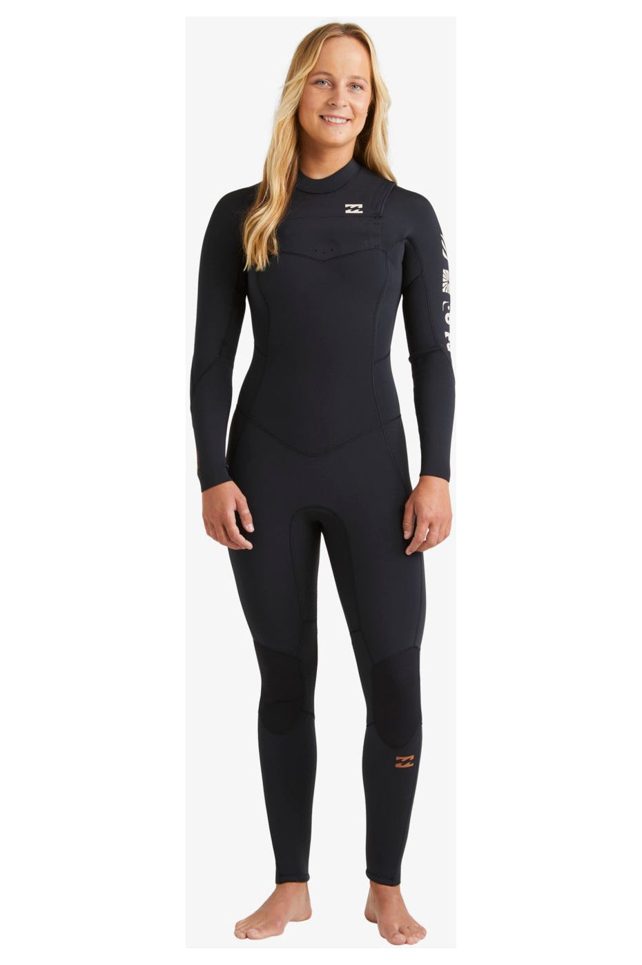 Billabong 4/3 Synergy Natural Chest Zip Wetsuit Night Fall