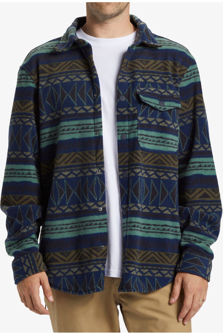 Billabong Furnace Flannel Shirt Dusty Navy