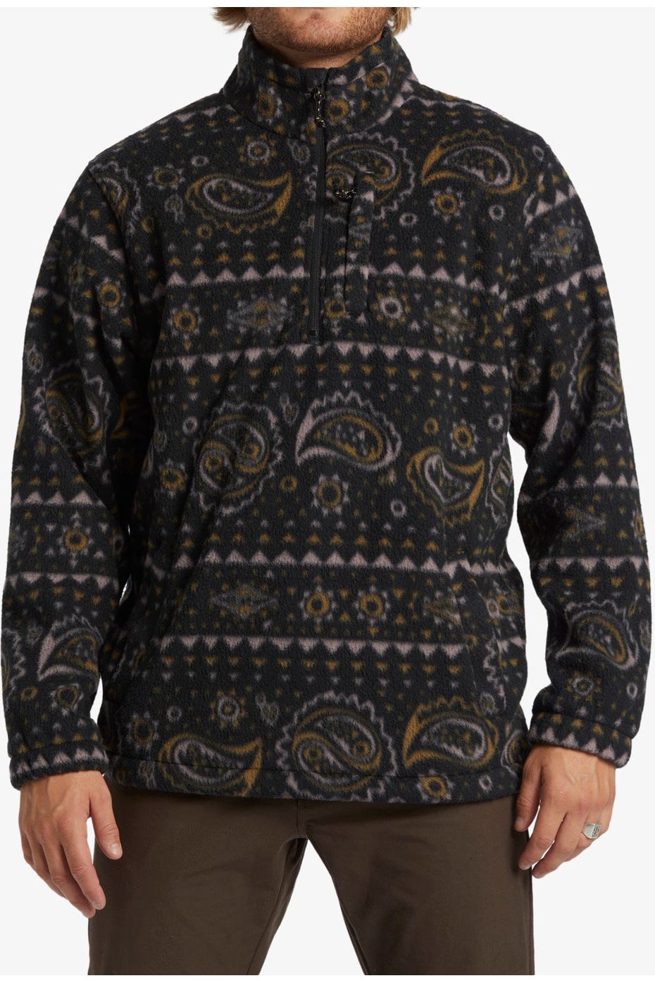 Billabong Boundary Mock Neck Black