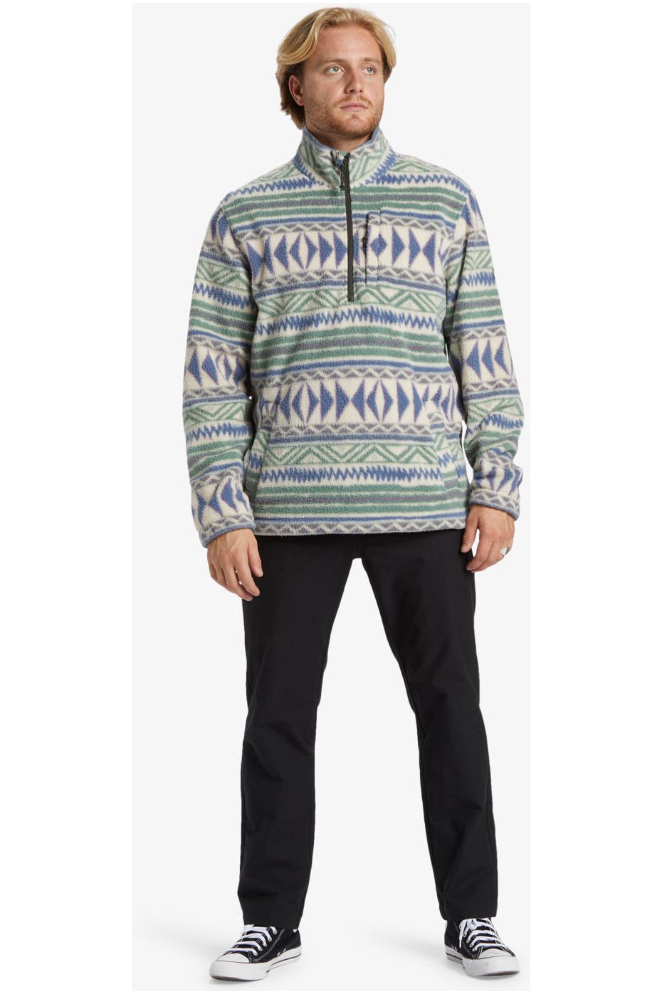 Billabong Boundary Mock Neck Fleece Chino