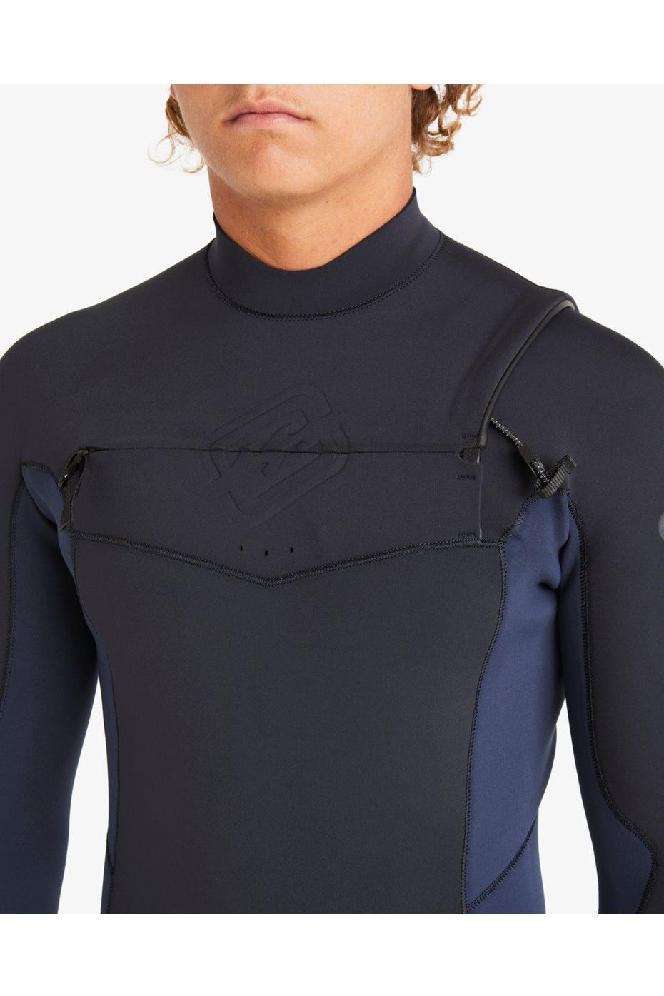 Billabong 4/3 Absolute Natural Chest Wetsuit Zip Dark Navy