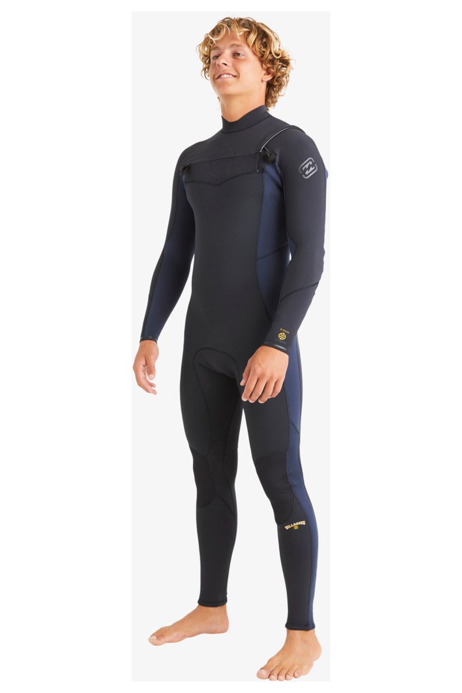 Billabong 4/3 Absolute Natural Chest Wetsuit Zip Dark Navy