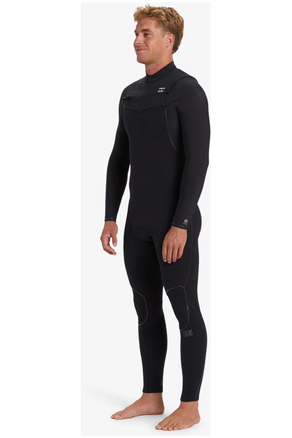 Billabong 4/3 Furnace Natural Chest Zip Wetsuit Black