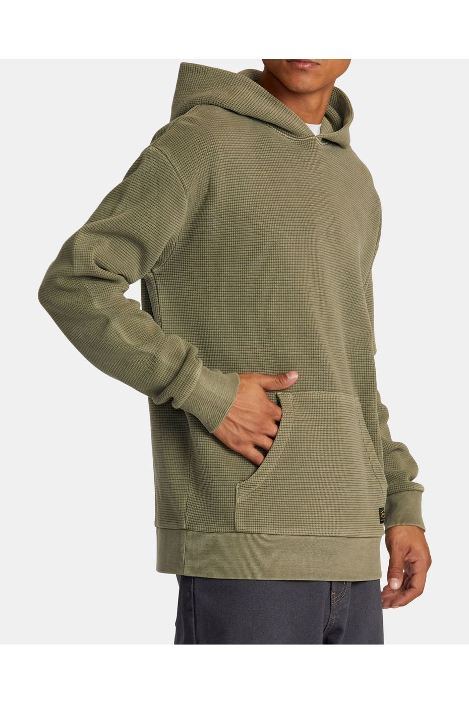 Rvca Dayshift Thermal Hoodie Olive