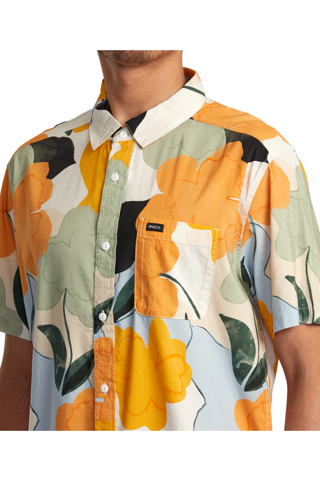 RVCA Anytime Short Sleeve Shirt Multi