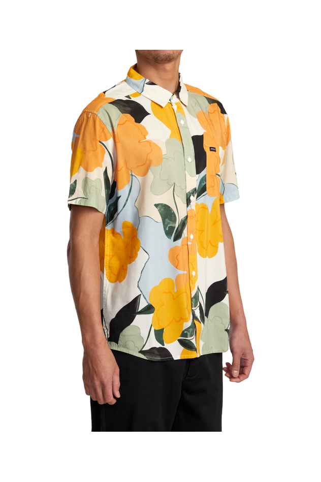 RVCA Anytime Short Sleeve Shirt Multi