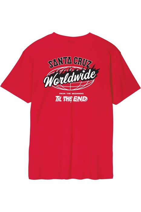 Santa Cruz TTE Worldwide Short Sleeve T-Shirt Port