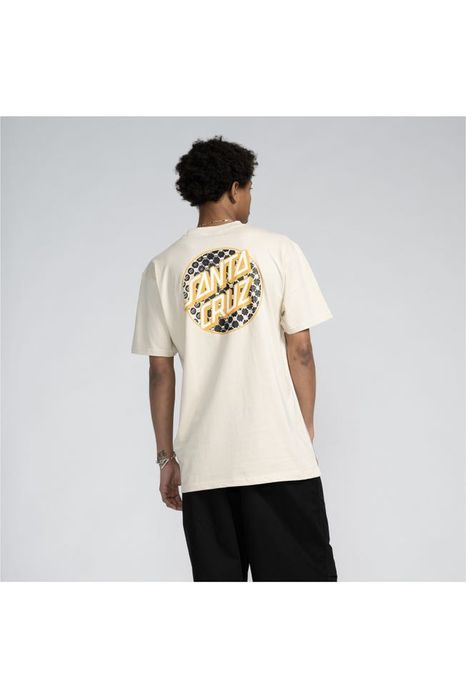 Santa Cruz Meyer Freestyle Dot T-Shirt Chalk