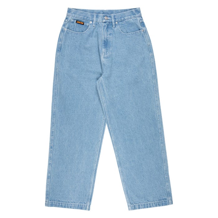 Santa Cruz Classic Baggy Jeans Bleach Blue