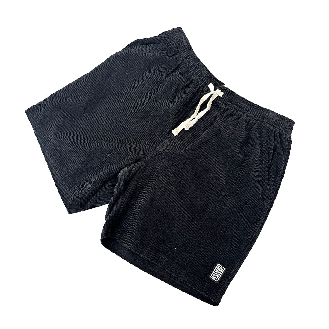 BamBooBay Chill Cord Shorts Black